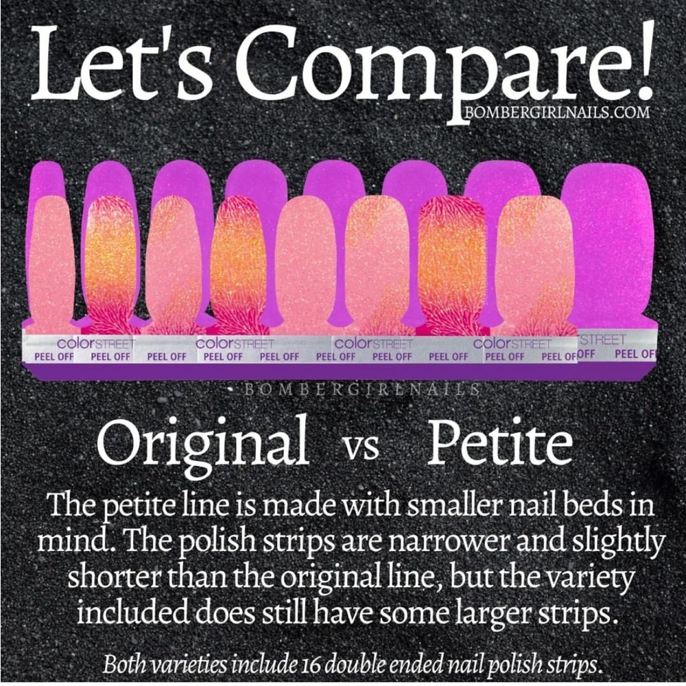 *Retired* Color Street: Tiny + Shiny (Petite) | Pink Glitter Clear Overlay - Picture 14 of 14